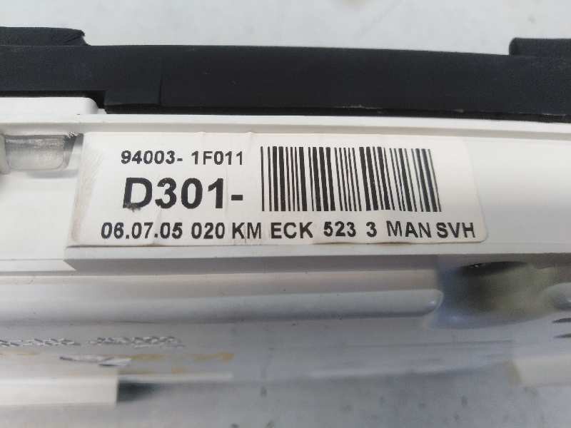 Recambio de cuadro instrumentos para kia sportage lx 4x4 referencia OEM IAM 940031F011  E3-A3-39-3