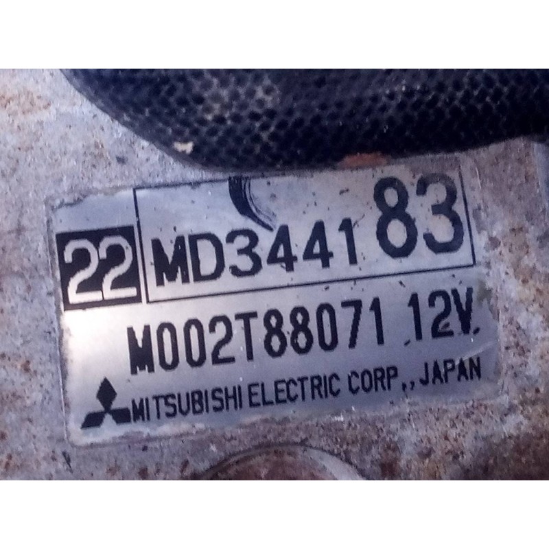 Recambio de motor arranque para mitsubishi montero sport (k90) 2.5 td gls plus referencia OEM IAM 22MD344183 M002T88071 P3-A10-1