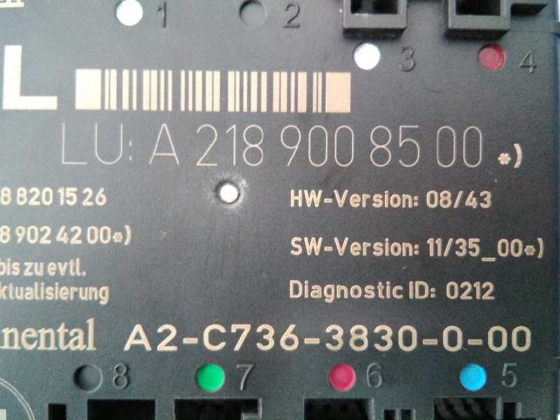 Recambio de modulo electronico para mercedes-benz clase e (w212) familiar 220 cdi blueefficiency (212.202) referencia OEM IAM A2