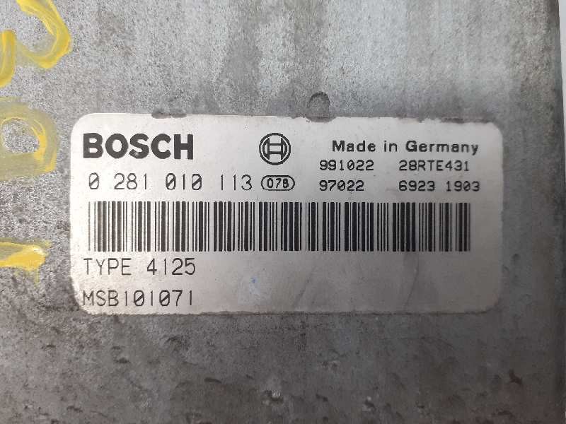 Recambio de centralita motor uce para land rover freelander s familiar referencia OEM IAM 0281010113 MSM101071 E3-B3-18-2