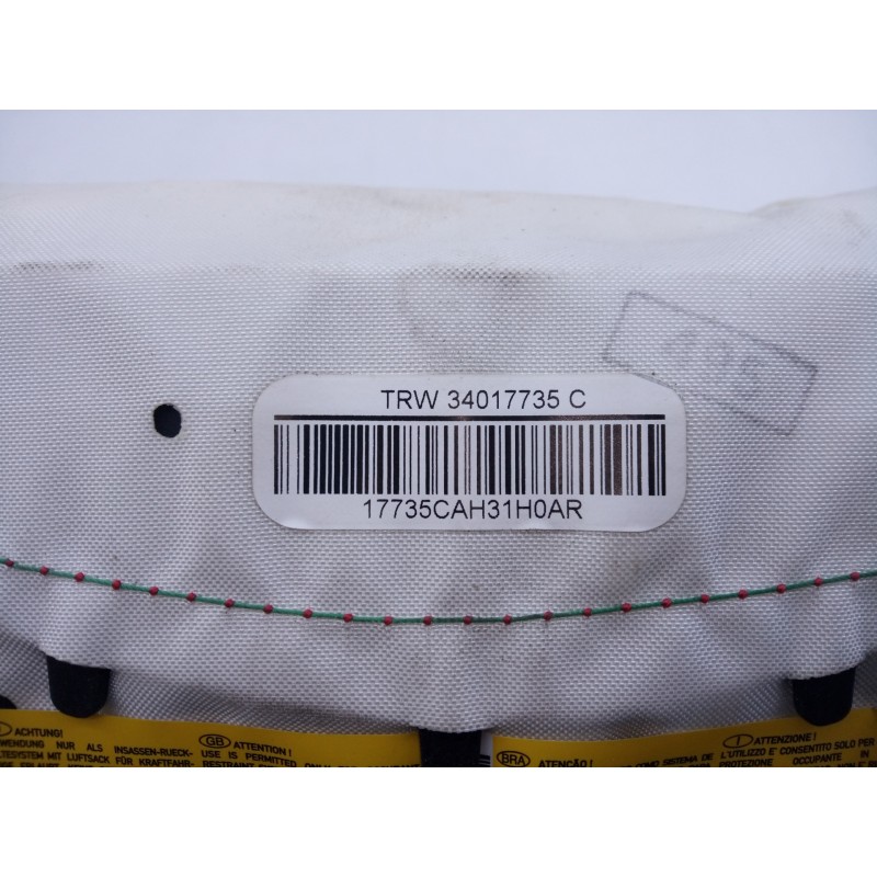 Recambio de airbag delantero derecho para lancia delta (181) platinium referencia OEM IAM   E2-B2-4-2