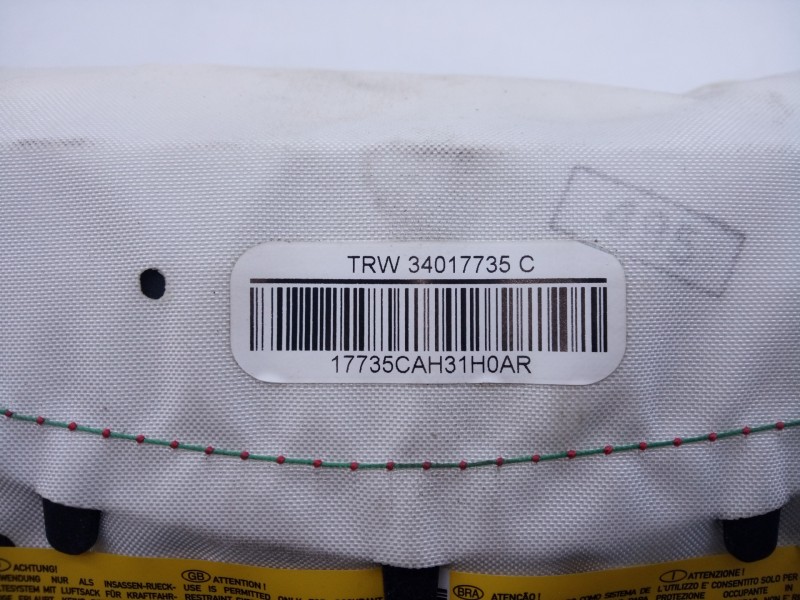 Recambio de airbag delantero derecho para lancia delta (181) platinium referencia OEM IAM   E2-B2-4-2