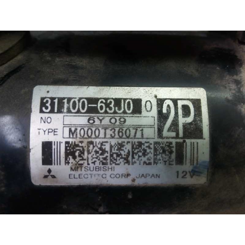 Recambio de motor arranque para suzuki jimny sn (fj) techo metálico referencia OEM IAM 3110063J0 M000T36071 P3-B8-18-4