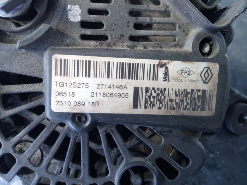 Recambio de alternador para renault clio iv authentique referencia OEM IAM 231008918R 2118064905 P3-A5-18-1
