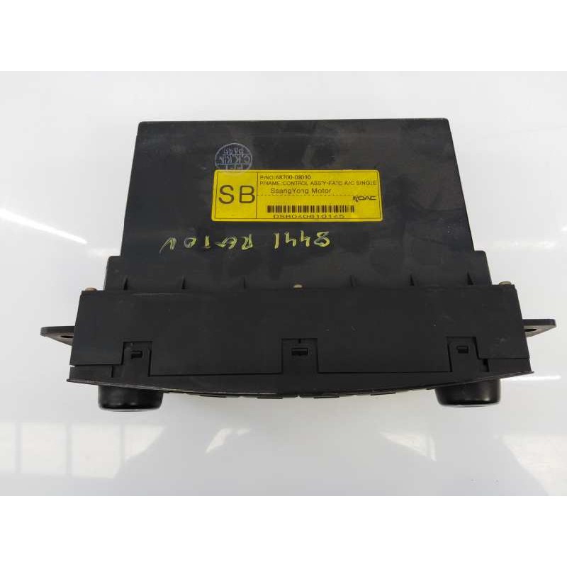 Recambio de mando climatizador para ssangyong rexton rx 270 full referencia OEM IAM 6870008330  E3-A3-19-1