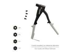 Recambio de herramientas para universal herramientas remachadora profesional forjada 1 mano referencia OEM IAM 02320161 NUEVO TI