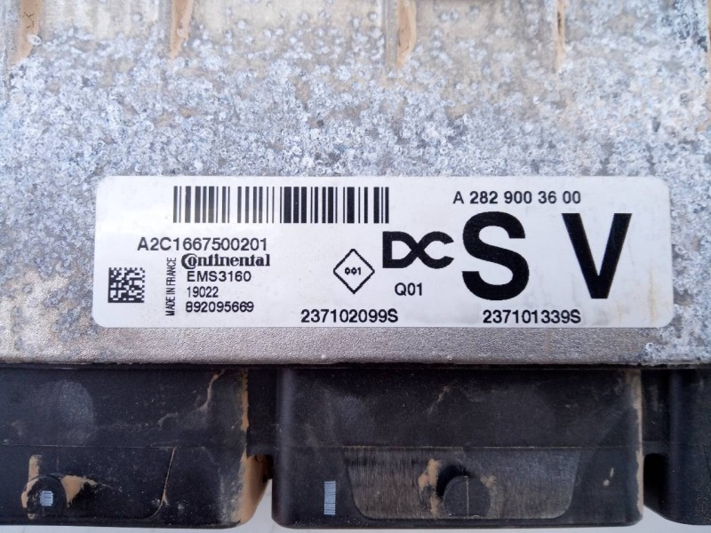 Recambio de centralita motor uce para renault megane iv grandtour life referencia OEM IAM 237102099S A2C1667500201 E2-A1-28-5