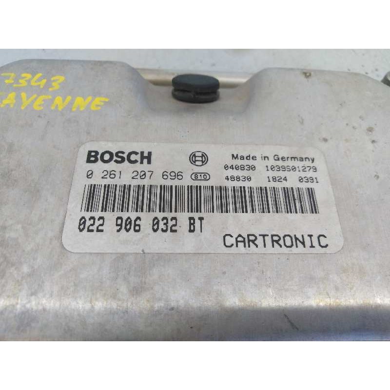 Recambio de centralita motor uce para porsche cayenne (typ 9pa) s referencia OEM IAM 0261207696 022906032BT E3-B6-57-5