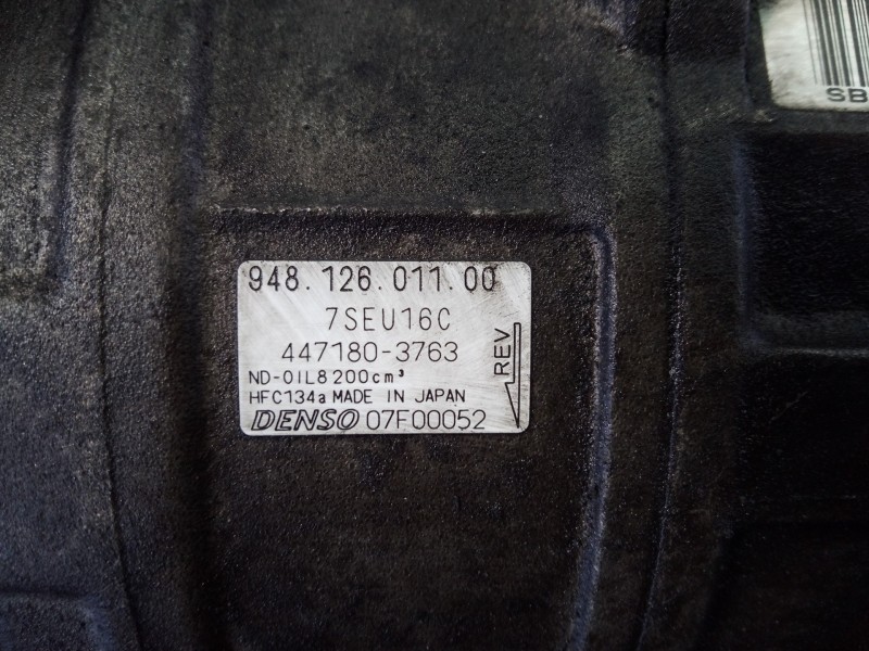 Recambio de compresor aire acondicionado para porsche cayenne (typ 9pa) s referencia OEM IAM 94812801100  P3-A1-8-2