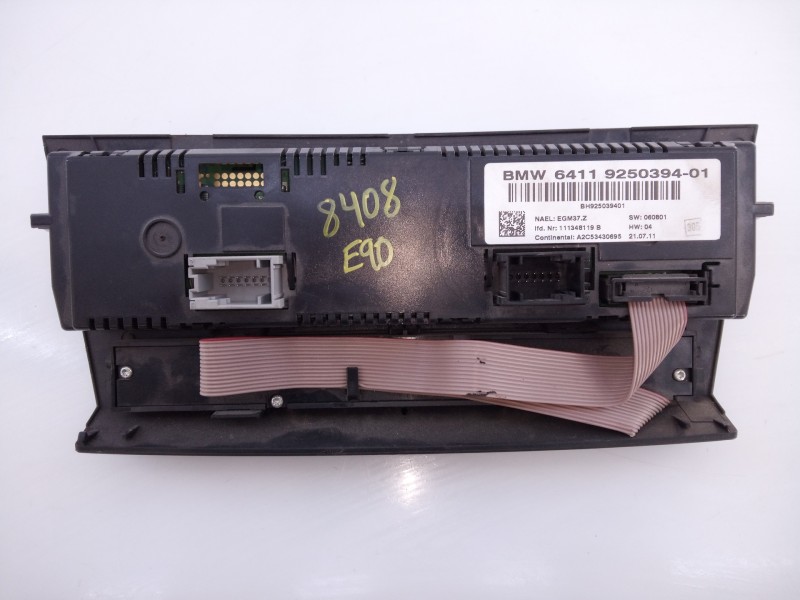 Recambio de mando climatizador para bmw serie 3 berlina (e90) 318d referencia OEM IAM 64119250394  E3-A2-23-1