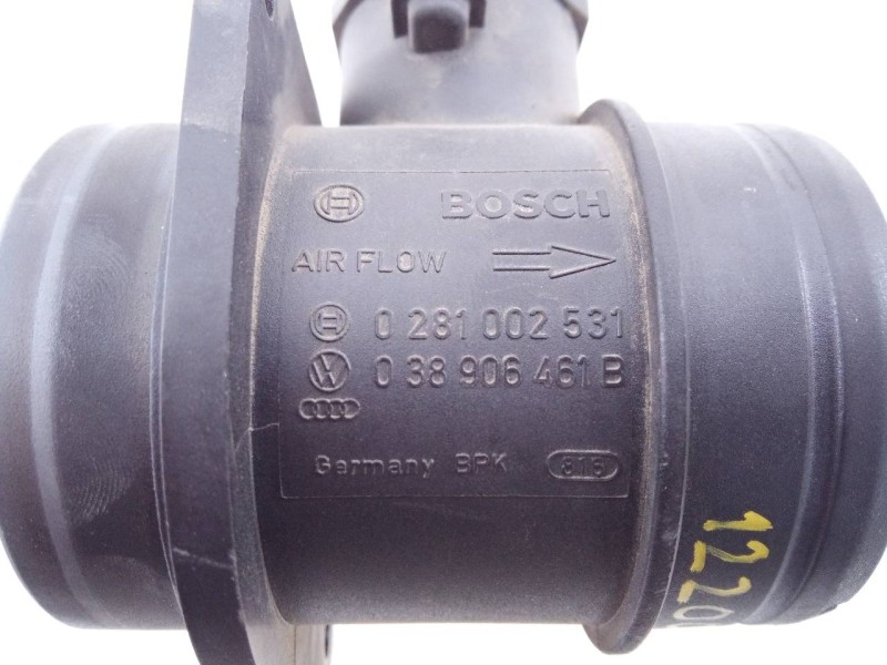 Recambio de caudalimetro para seat leon (1p1) reference referencia OEM IAM 038906461B 0281002531 E2-A1-29-3