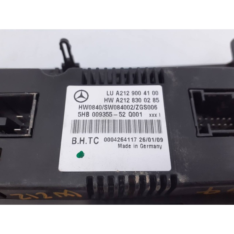 Recambio de mando climatizador para mercedes-benz clase e (w212) lim. 350 cdi blueefficiency (212.025) referencia OEM IAM A21290