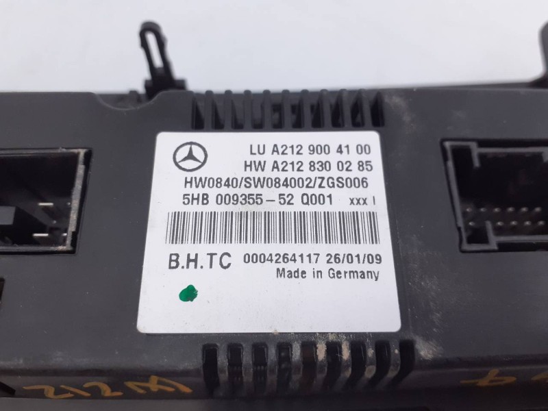 Recambio de mando climatizador para mercedes-benz clase e (w212) lim. 350 cdi blueefficiency (212.025) referencia OEM IAM A21290
