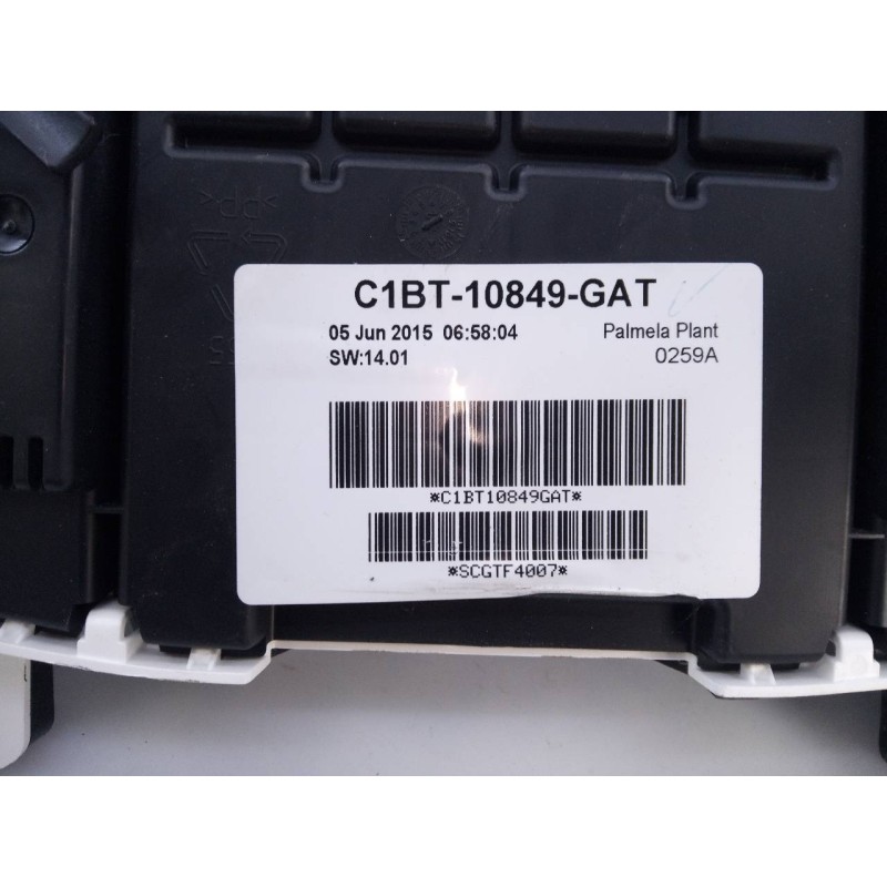 Recambio de cuadro instrumentos para ford fiesta (ccn) black edition referencia OEM IAM C1BT10849GAT  E3-B3-35-3
