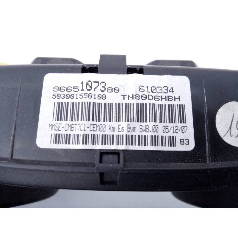 Recambio de cuadro instrumentos para peugeot 308 confort referencia OEM IAM 9665107380  E3-B2-29-4