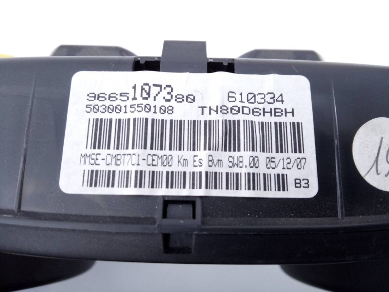 Recambio de cuadro instrumentos para peugeot 308 confort referencia OEM IAM 9665107380  E3-B2-29-4