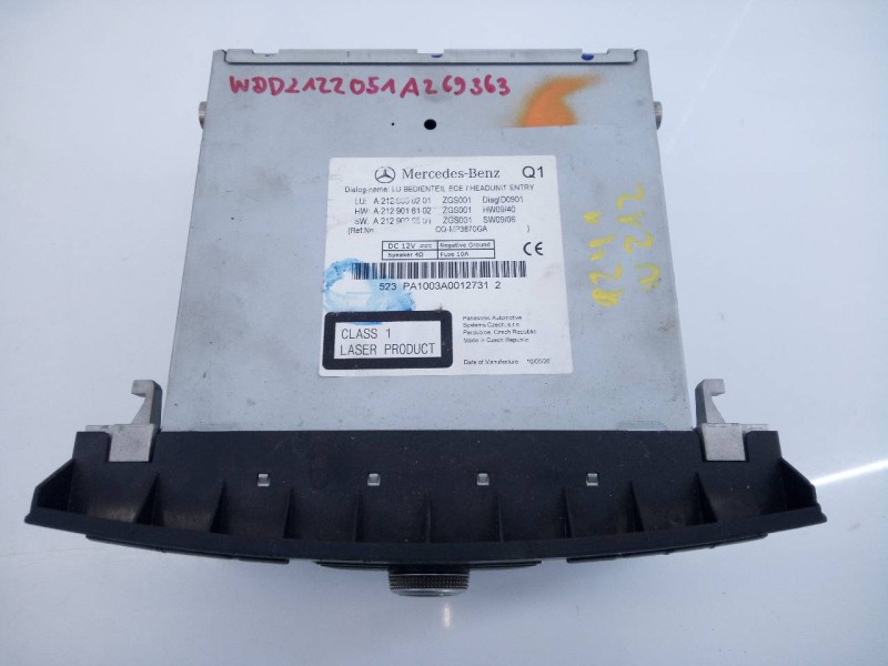 Recambio de sistema audio / radio cd para mercedes-benz clase e (w212) lim. 350 cdi blueefficiency (212.025) referencia OEM IAM 