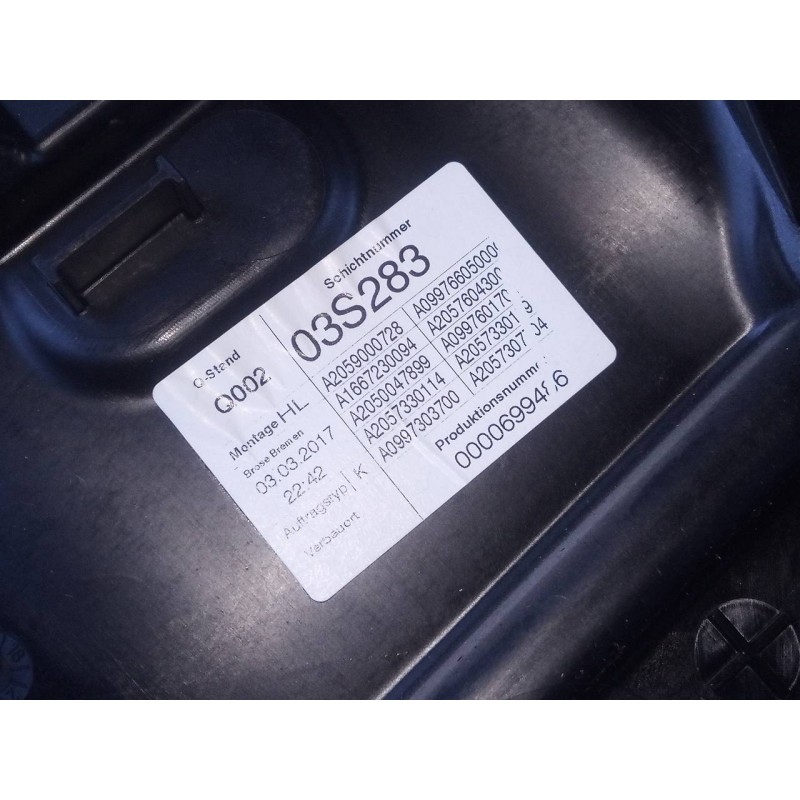 Recambio de elevalunas trasero izquierdo para mercedes-benz clase e (w212) lim. e 220 bluetec (212.001) referencia OEM IAM A2059