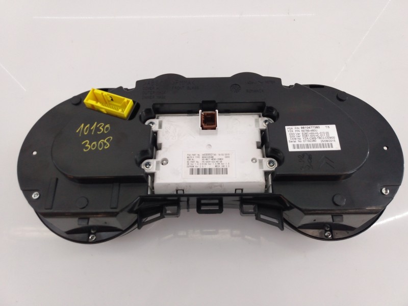 Recambio de cuadro instrumentos para peugeot 3008 access referencia OEM IAM 9810477380 69789480U E1-A4-38-1