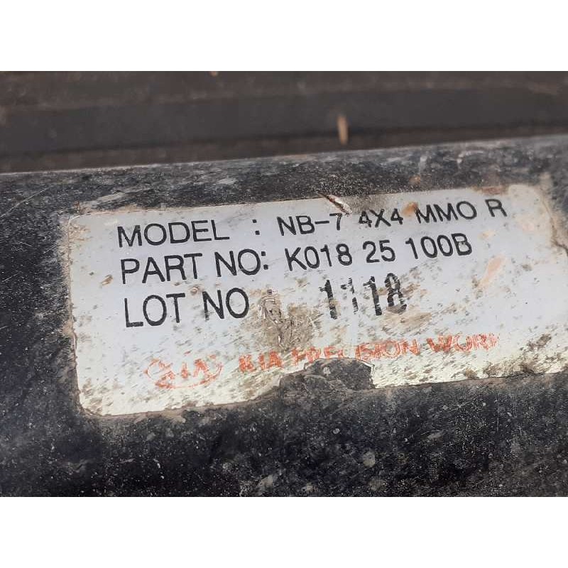 Recambio de transmision central para kia sportage td (5-ptas.) referencia OEM IAM K01825100B  P1-A1-32