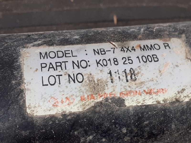 Recambio de transmision central para kia sportage td (5-ptas.) referencia OEM IAM K01825100B  P1-A1-32