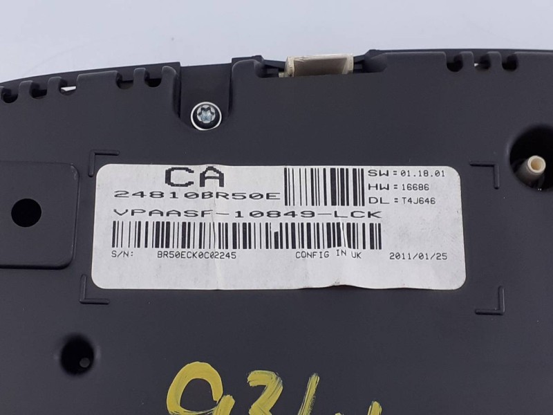Recambio de cuadro instrumentos para nissan qashqai (j10) acenta referencia OEM IAM 24810BR50E  E3-B4-12-3