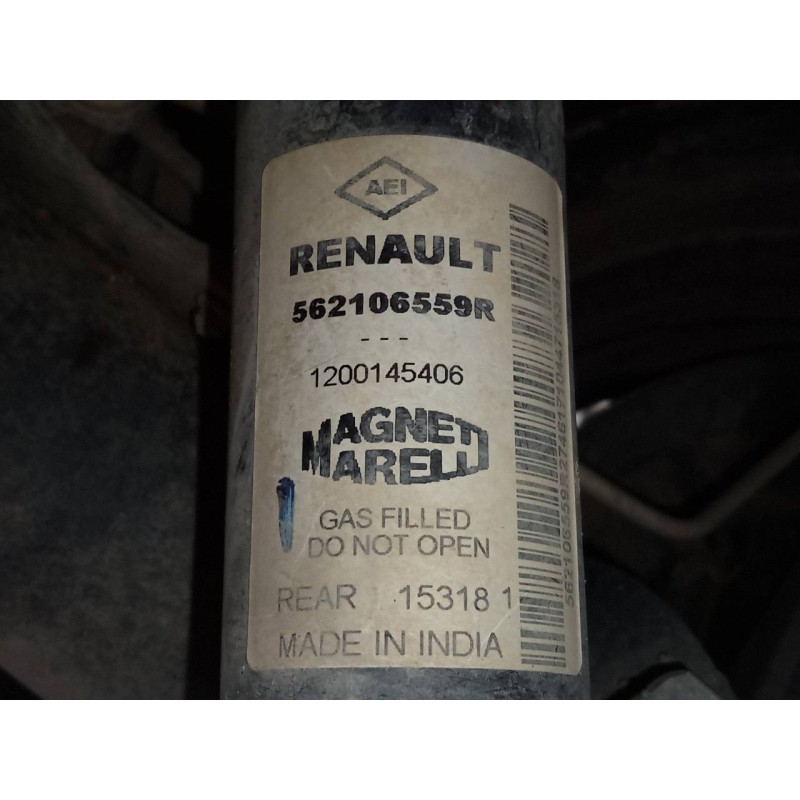 Recambio de amortiguador trasero derecho para dacia dokker essential referencia OEM IAM 562106559R  