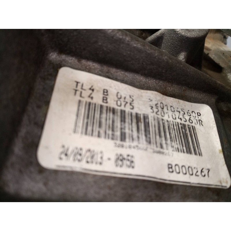 Recambio de caja cambios para dacia duster laureate 4x2 referencia OEM IAM TL4075  M1-A2-13