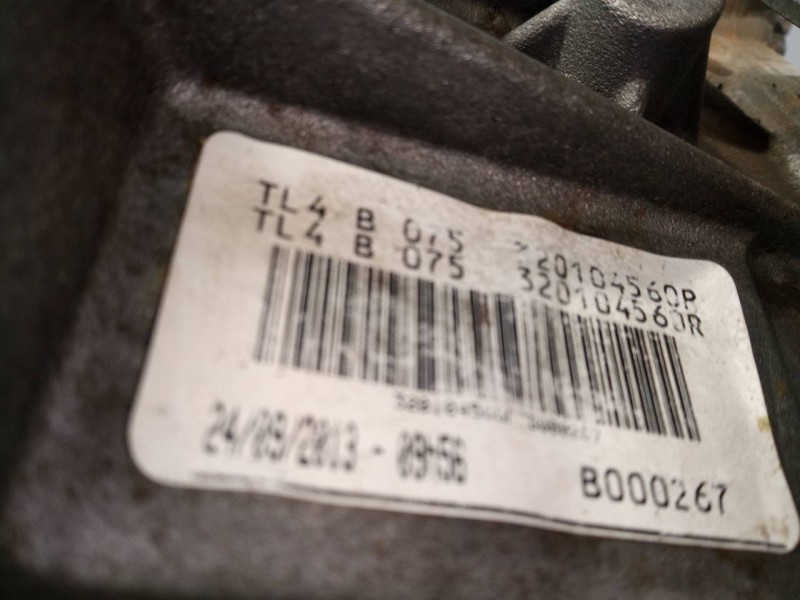Recambio de caja cambios para dacia duster laureate 4x2 referencia OEM IAM TL4075  M1-A2-13