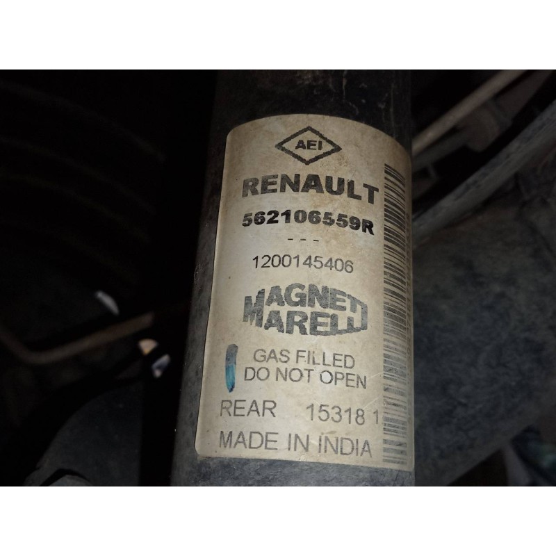 Recambio de amortiguador trasero izquierdo para dacia dokker essential referencia OEM IAM 562106559R  