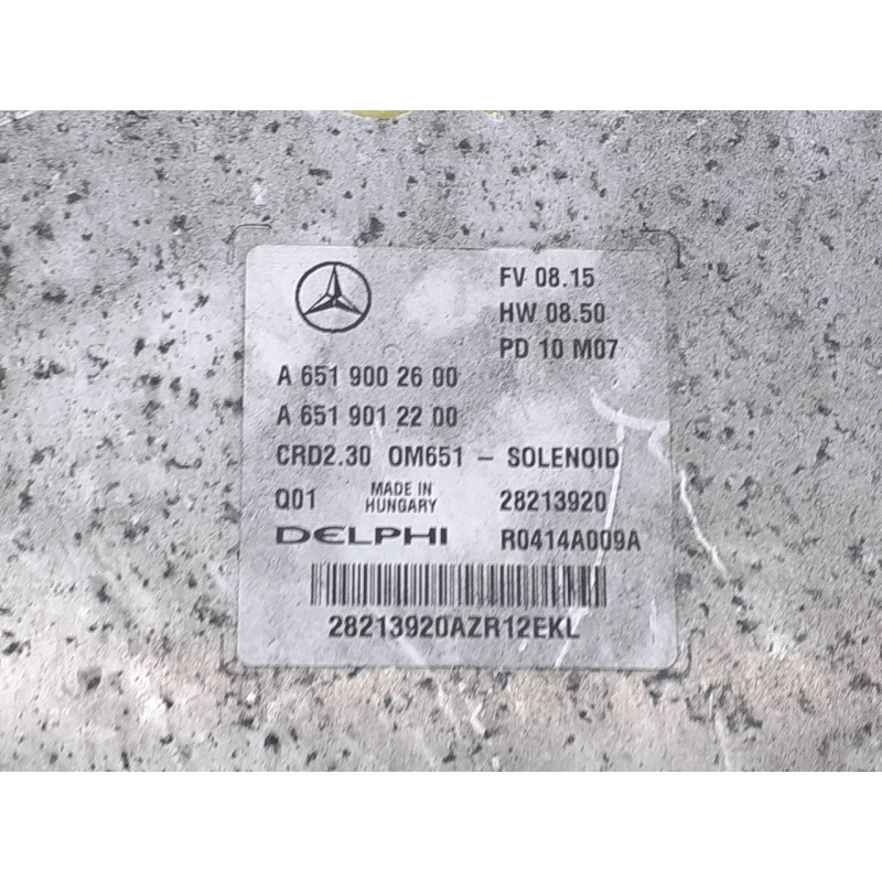 Recambio de centralita motor uce para mercedes-benz sprinterii caja cerrada (desde 01.06) 310/313/316 cdi (906.631/633/635/637) 