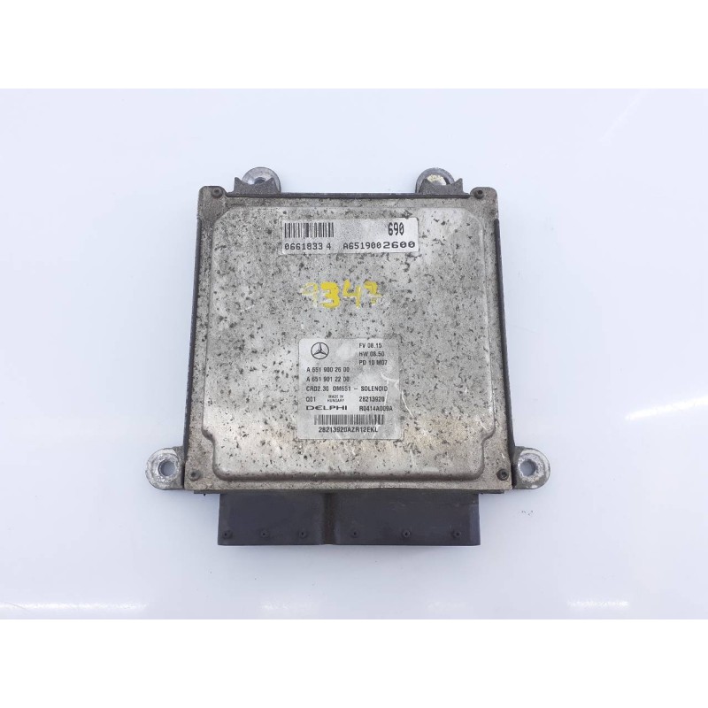 Recambio de centralita motor uce para mercedes-benz sprinterii caja cerrada (desde 01.06) 310/313/316 cdi (906.631/633/635/637) 
