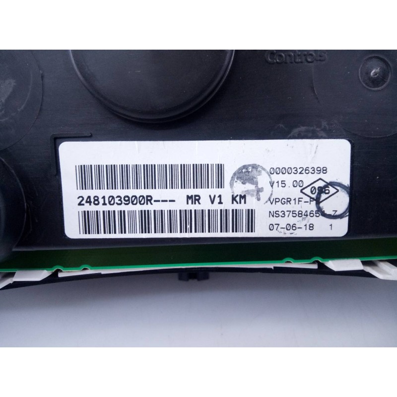 Recambio de cuadro instrumentos para dacia dokker essential referencia OEM IAM 248103900R  E2-A1-28-2