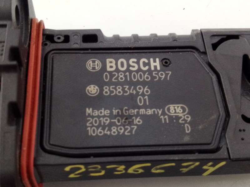 Recambio de caudalimetro para bmw x2 (f39) sdrive18d referencia OEM IAM 0281006597 8583496 E3-A2-26-3