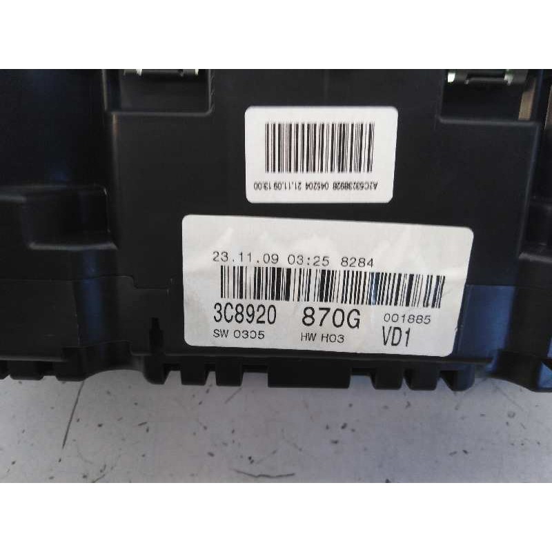 Recambio de cuadro instrumentos para volkswagen passat cc (357) básico referencia OEM IAM 3C8920870G  E2-A1-24-1
