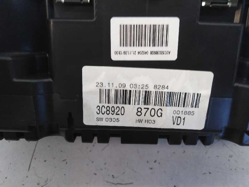 Recambio de cuadro instrumentos para volkswagen passat cc (357) básico referencia OEM IAM 3C8920870G  E2-A1-24-1