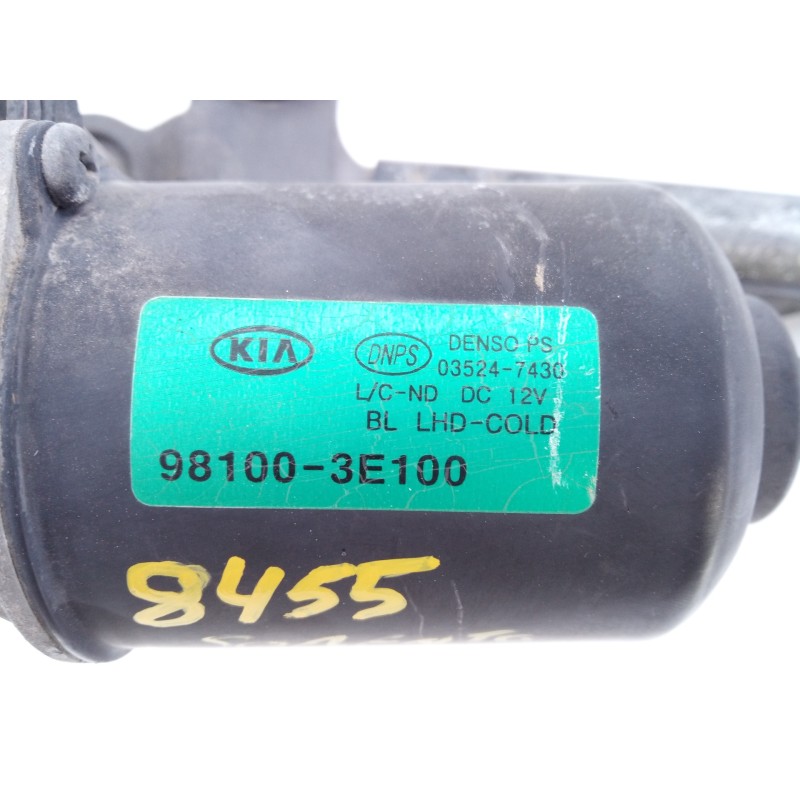 Recambio de motor limpia delantero para kia sorento 2.5 crdi active referencia OEM IAM 981003E100  E2-B5-61-2