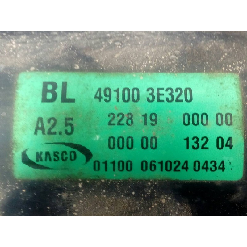 Recambio de transmision central para kia sorento 2.5 crdi active referencia OEM IAM 491003E320  P1-A1-32