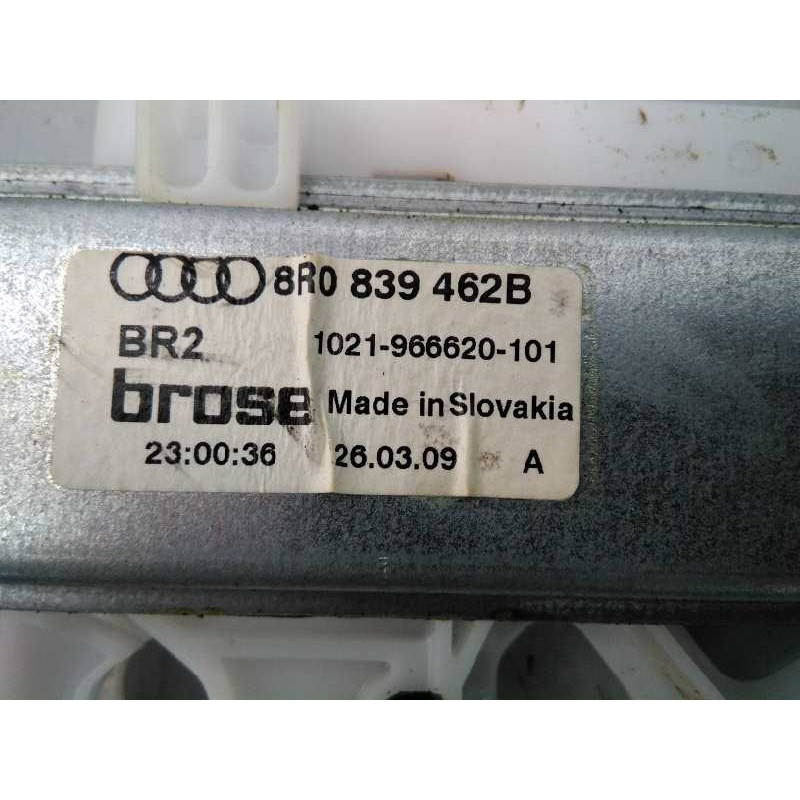 Recambio de elevalunas trasero derecho para audi q5 (8r) 2.0 tdi (125kw) referencia OEM IAM 8K0959812 8R0839462B E1-B6-28-3