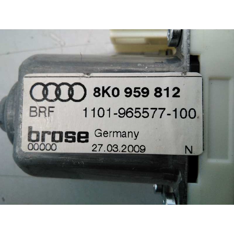 Recambio de elevalunas trasero derecho para audi q5 (8r) 2.0 tdi (125kw) referencia OEM IAM 8K0959812 8R0839462B E1-B6-28-3