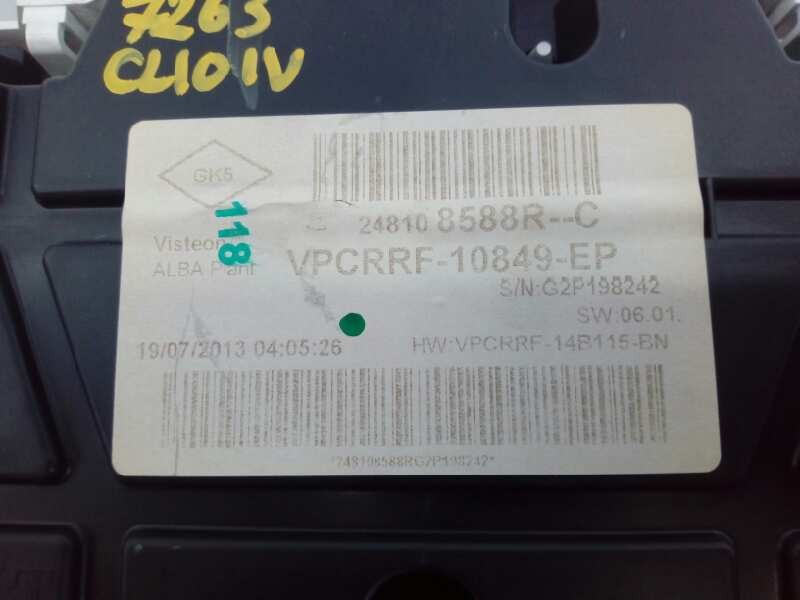 Recambio de cuadro instrumentos para renault clio iv expression referencia OEM IAM 248108588RC VPCRRF10849EP E2-A1-44-1