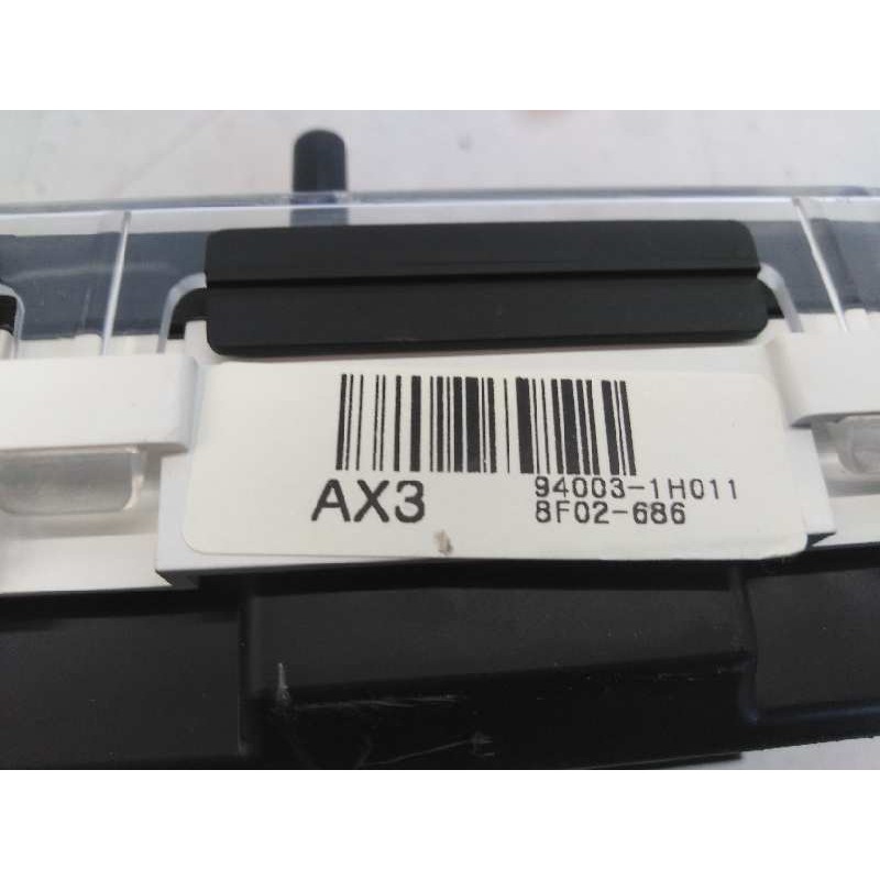 Recambio de cuadro instrumentos para kia cee´d active referencia OEM IAM 940031H011  E2-B5-49-1