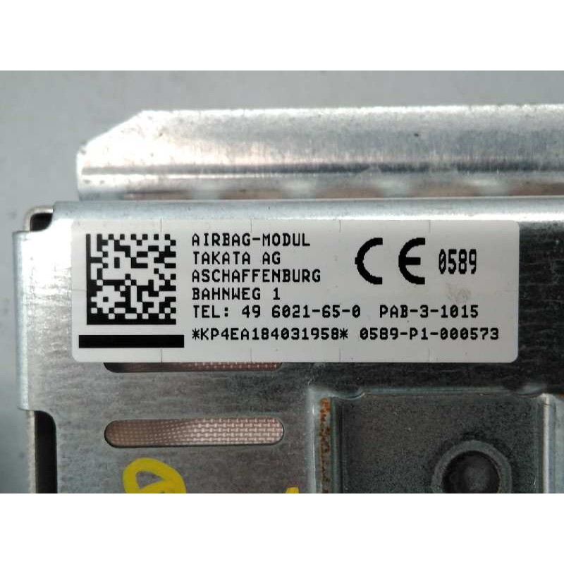 Recambio de airbag delantero derecho para nissan qashqai (j11) acenta referencia OEM IAM MTDJ08601835 KP3EA184031958 E2-A4-29-1