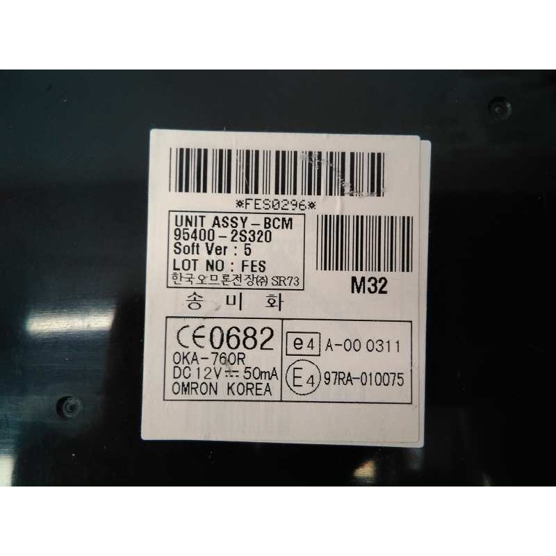 Recambio de modulo electronico para hyundai ix35 style awd referencia OEM IAM 954002S320  E3-A3-50-1