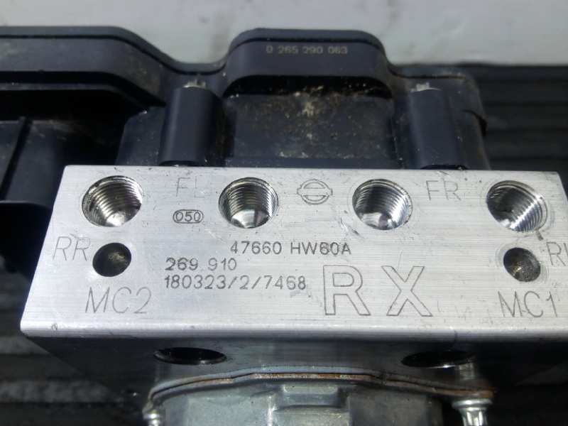 Recambio de abs para nissan qashqai (j11) acenta referencia OEM IAM 47660HW60A 269910 P3-A8-8-2