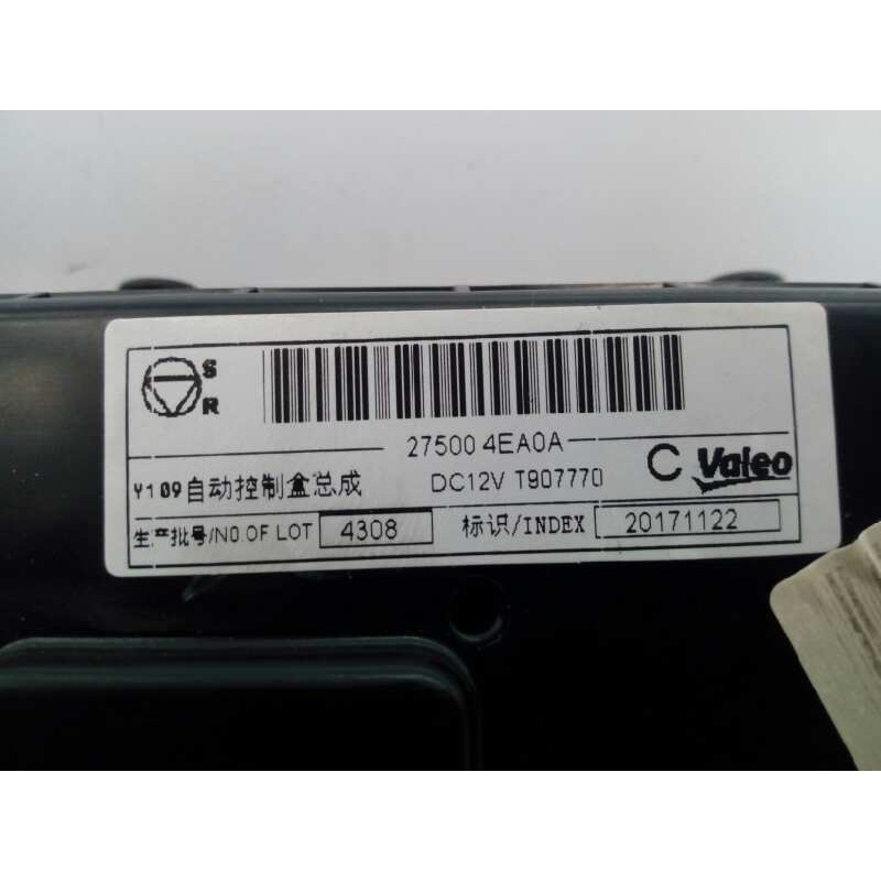 Recambio de mando climatizador para nissan qashqai (j11) acenta referencia OEM IAM 275004EA0A  E3-B4-37-4