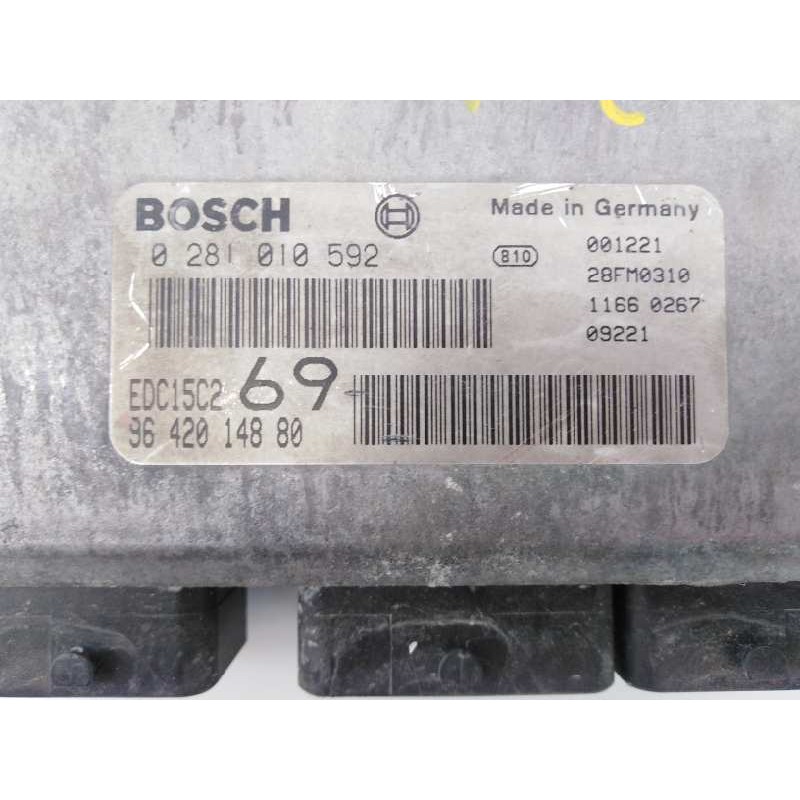 Recambio de centralita motor uce para peugeot 306 break boulebard referencia OEM IAM 9642014880 0281010592 E3-B2-45-4