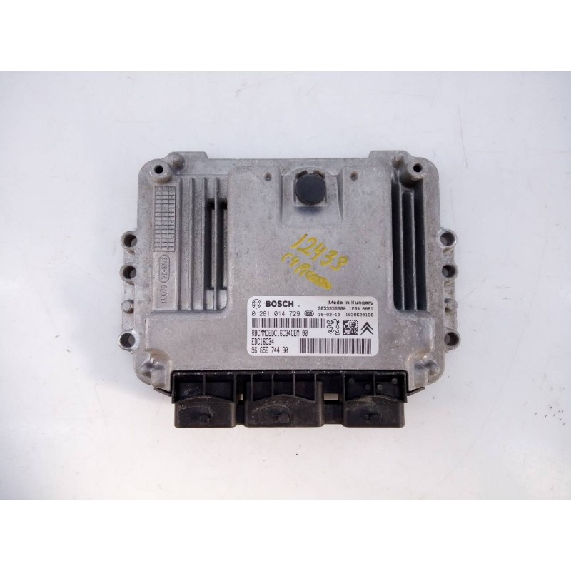Recambio de centralita motor uce para citroën c4 grand picasso exclusive referencia OEM IAM 9665674480 0281014729 E3-B2-26-4