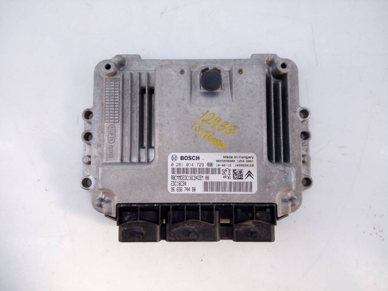Recambio de centralita motor uce para citroën c4 grand picasso exclusive referencia OEM IAM 9665674480 0281014729 E3-B2-26-4