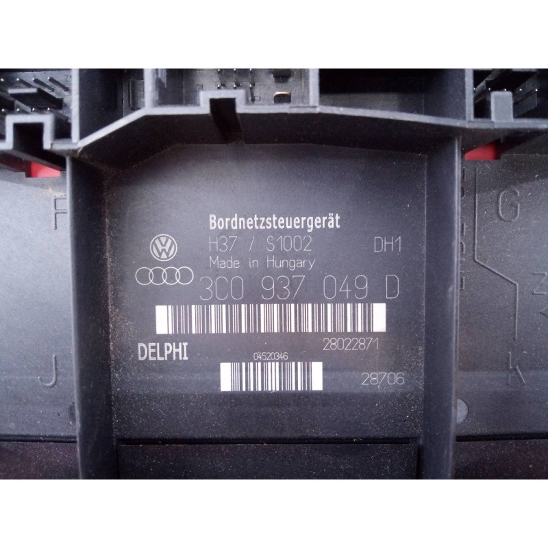 Recambio de caja reles / fusibles para seat leon (1p1) reference referencia OEM IAM 3C0937049D  E2-A1-28-7